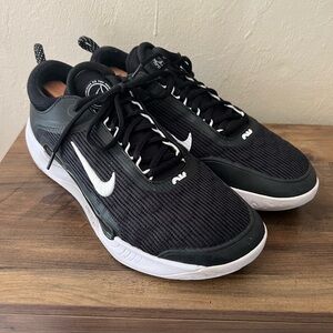 Nike Court Zoom Black and White Athletic Shoes Sneakers